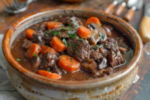 Lire la suite à propos de l’article Recette facile de boeuf bourguignon au Cookeo : un plat mijoté délicieux prêt en un temps record