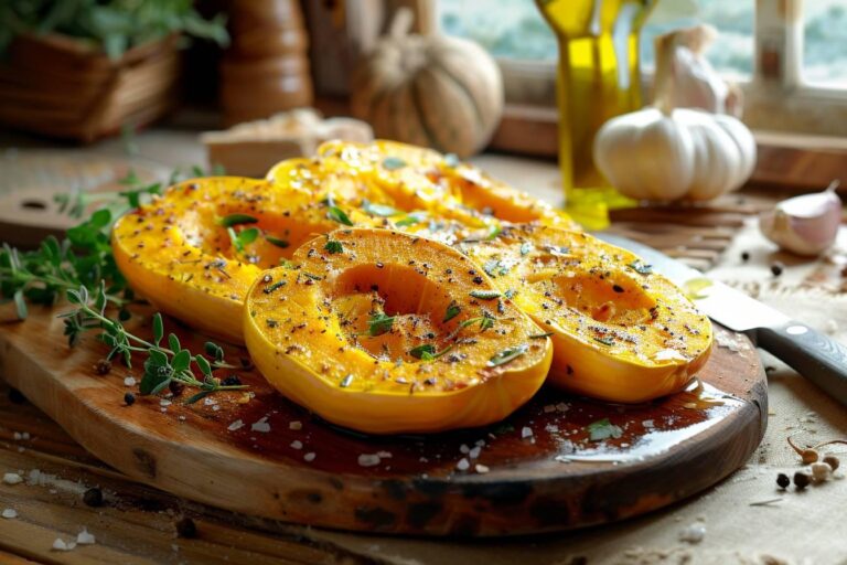 Lire la suite à propos de l’article Recette facile de butternut au four : savourez une courge dorée et fondante en 30 minutes