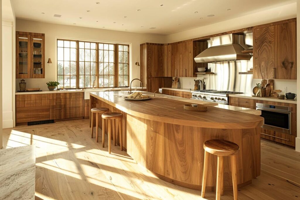 Les tendances actuelles des cuisines en bois pour sublimer votre espace culinaire