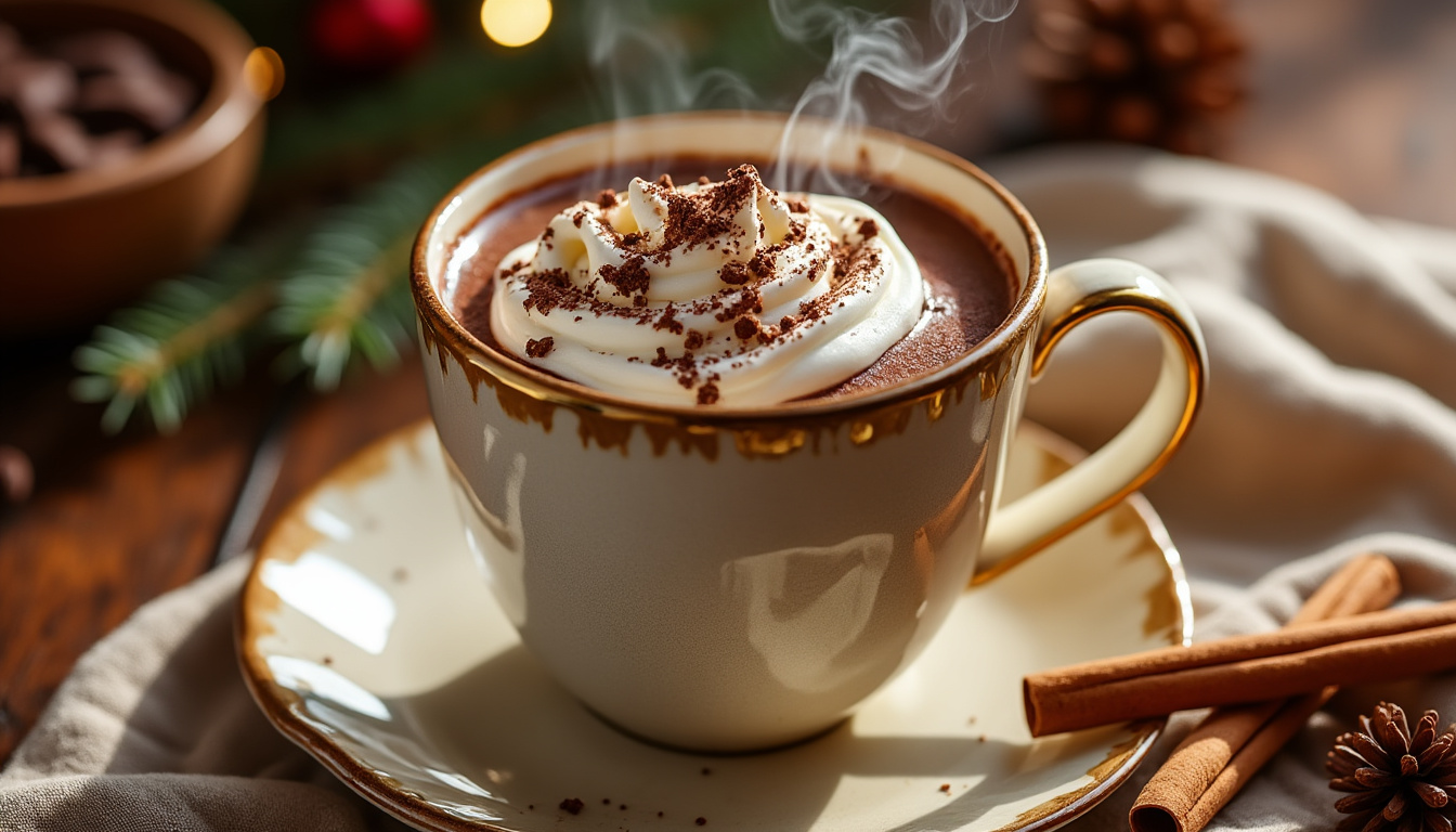 découvrez comment préparer un chocolat chaud maison riche et crémeux en quelques étapes simples. apprenez à créer une boisson réconfortante parfaite pour les journées froides, avec des conseils sur les ingrédients et les techniques pour un goût inoubliable.