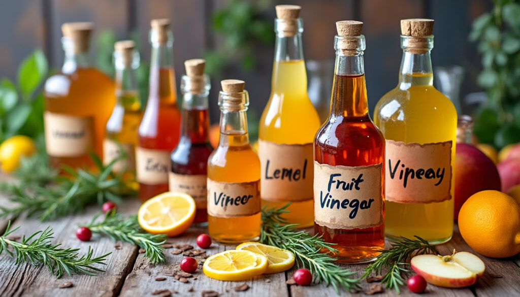 découvrez comment réaliser facilement votre propre vinaigre de fruit maison avec nos astuces pratiques. transformez vos fruits en un condiment savoureux et naturel qui rehaussera vos plats et vinaigrettes.