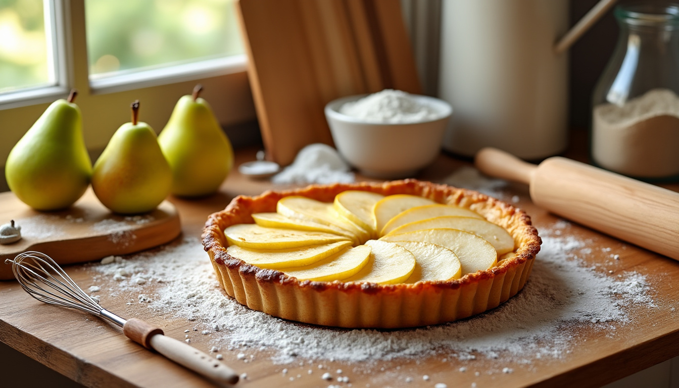 You are currently viewing Comment réussir une délicieuse tarte aux poires maison