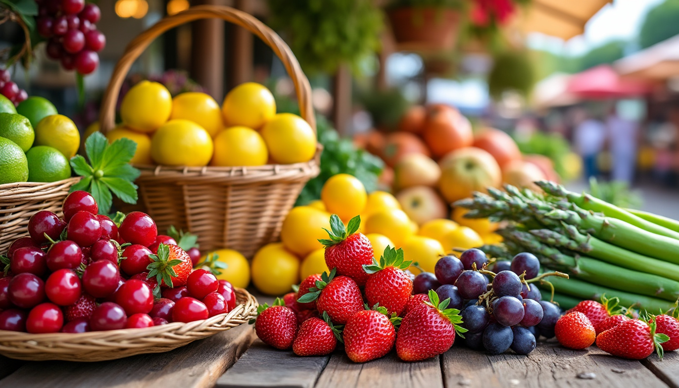 découvrez notre liste complète des fruits et légumes de saison en juin. profitez des saveurs fraîches et variées de l'été pour embellir vos plats avec des ingrédients locaux et de saison.