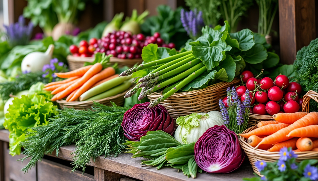 découvrez notre guide complet sur les fruits et légumes de saison en mai. profitez des saveurs fraîches et savoureuses de ce mois printanier, avec des conseils pour bien les choisir et les cuisiner. mangez local et de saison pour une alimentation saine !