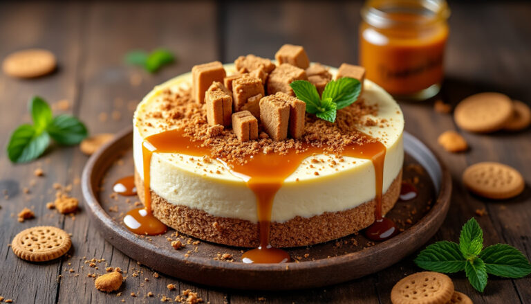 Lire la suite à propos de l’article Découverte du cheesecake speculoos : une recette gourmande et facile à réaliser