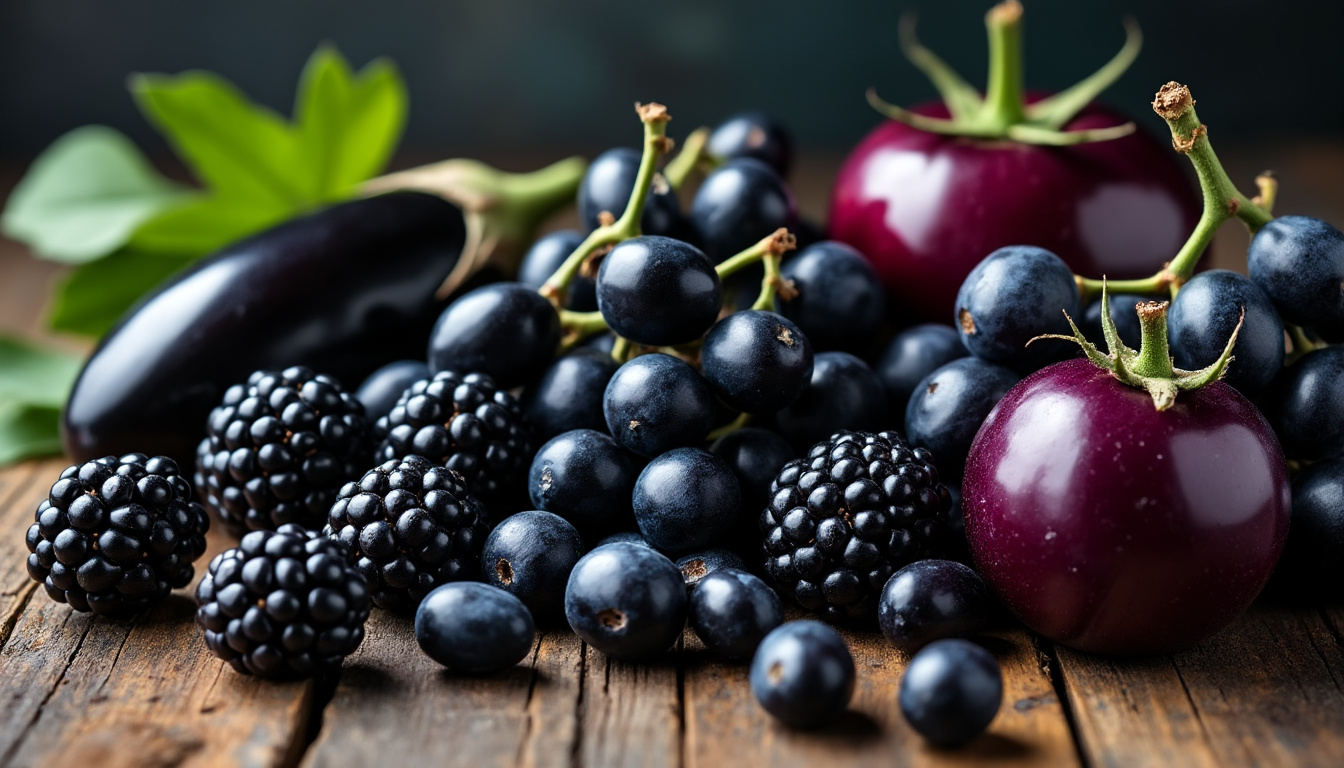 You are currently viewing La liste des fruits et légumes noirs