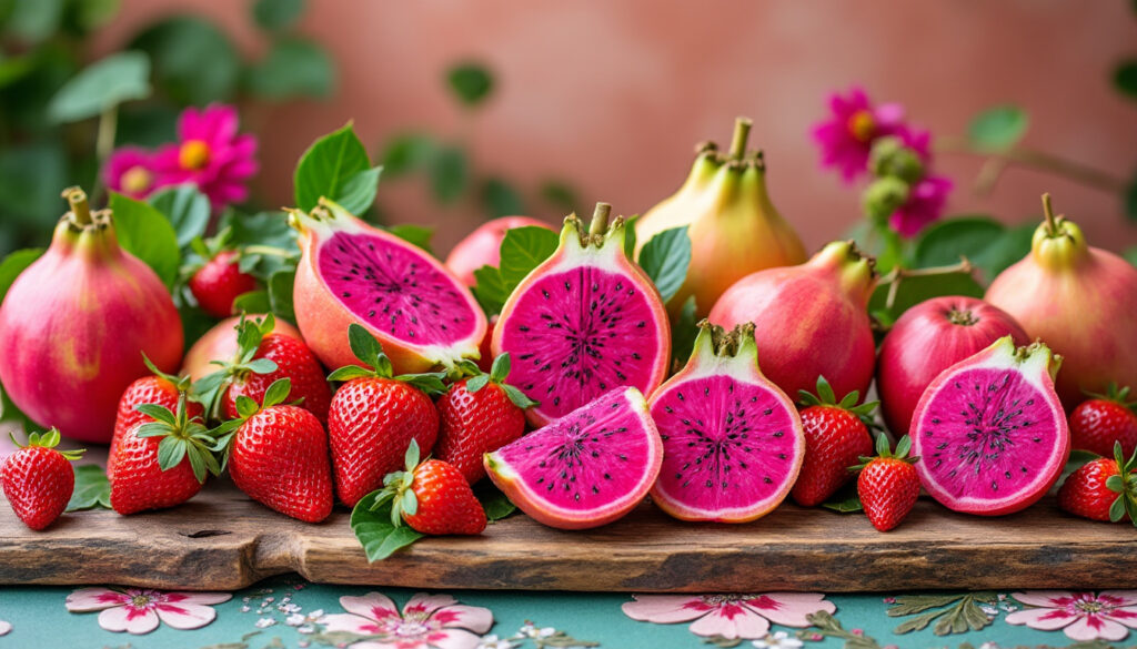 découvrez notre liste des fruits et légumes roses, une sélection colorée et savoureuse qui embellira vos plats tout en apportant des bienfaits nutritionnels. explorez des variétés surprenantes et apprenez à les intégrer dans votre alimentation quotidienne.