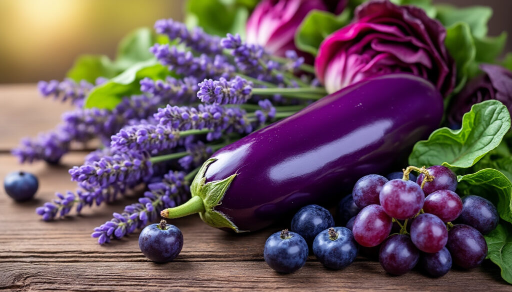 Les délices violets : fruits et légumes à découvrir