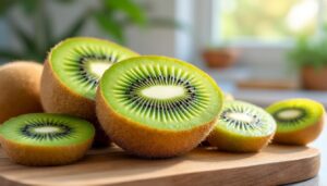 Lire la suite à propos de l’article Kiwi : un fruit sucré, mais combien de calories ?