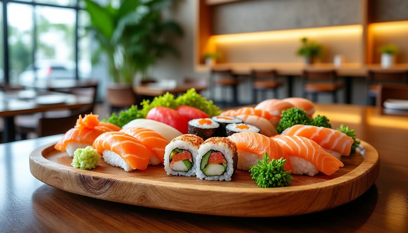 découvrez le nombre de calories d'une portion classique de sushi. apprenez à équilibrer votre alimentation tout en savourant vos plats japonais préférés. idéal pour les passionnés de cuisine et ceux qui surveillent leur apport calorique.