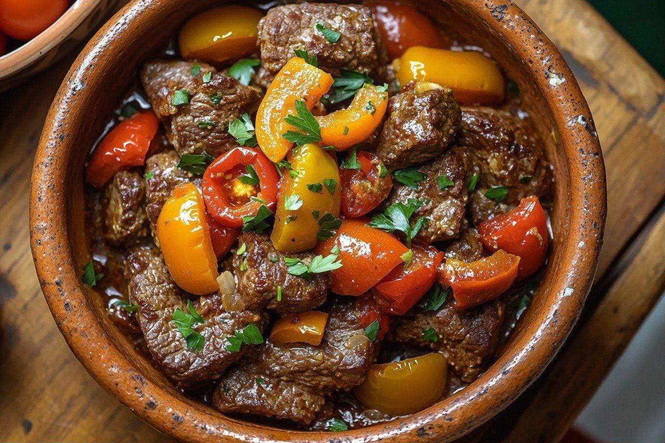 Recette authentique d'axoa de veau basque : préparation facile et savoureuse en 30 minutes