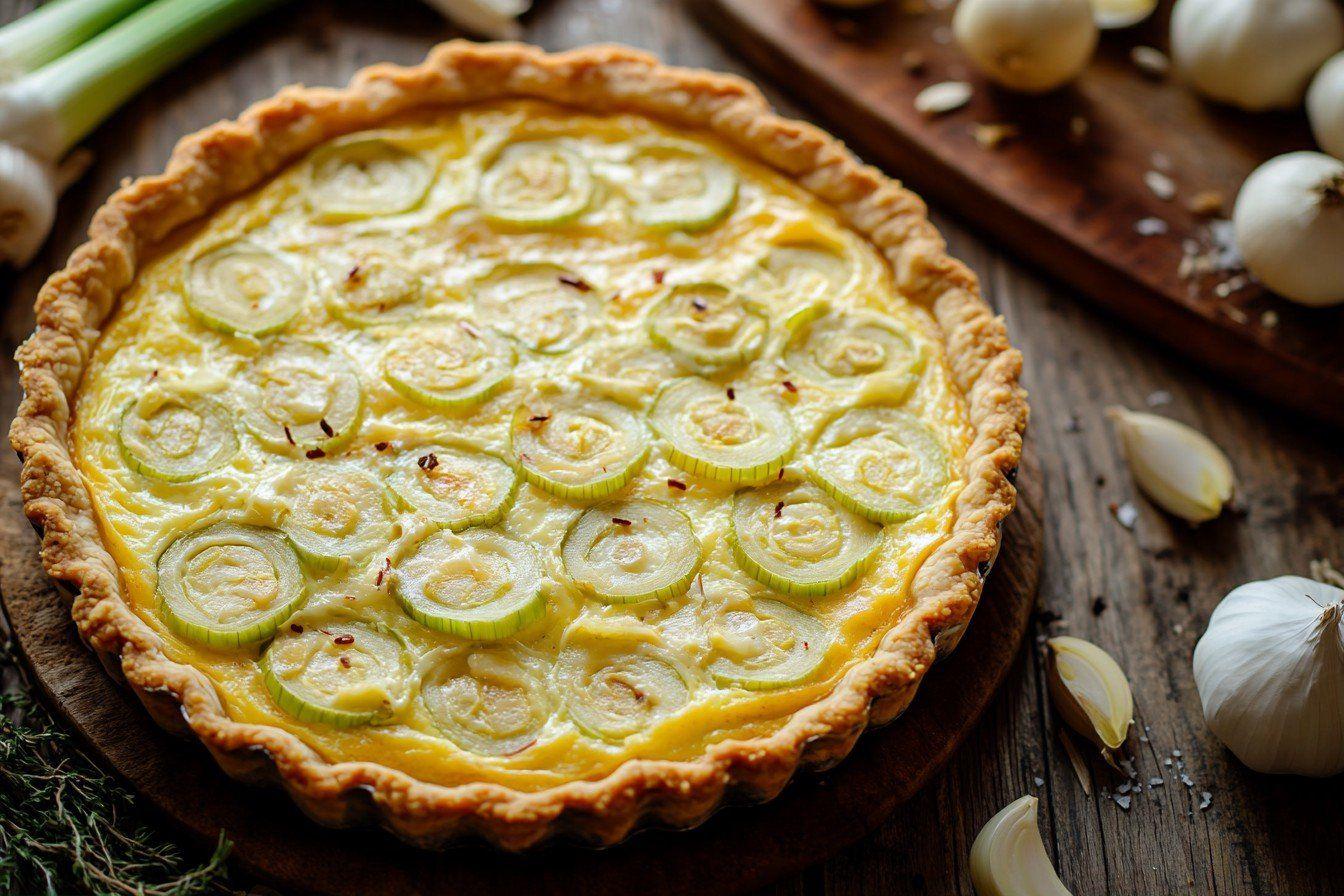 Recette de quiche aux poireaux traditionnelle : un délice crémeux facile à préparer