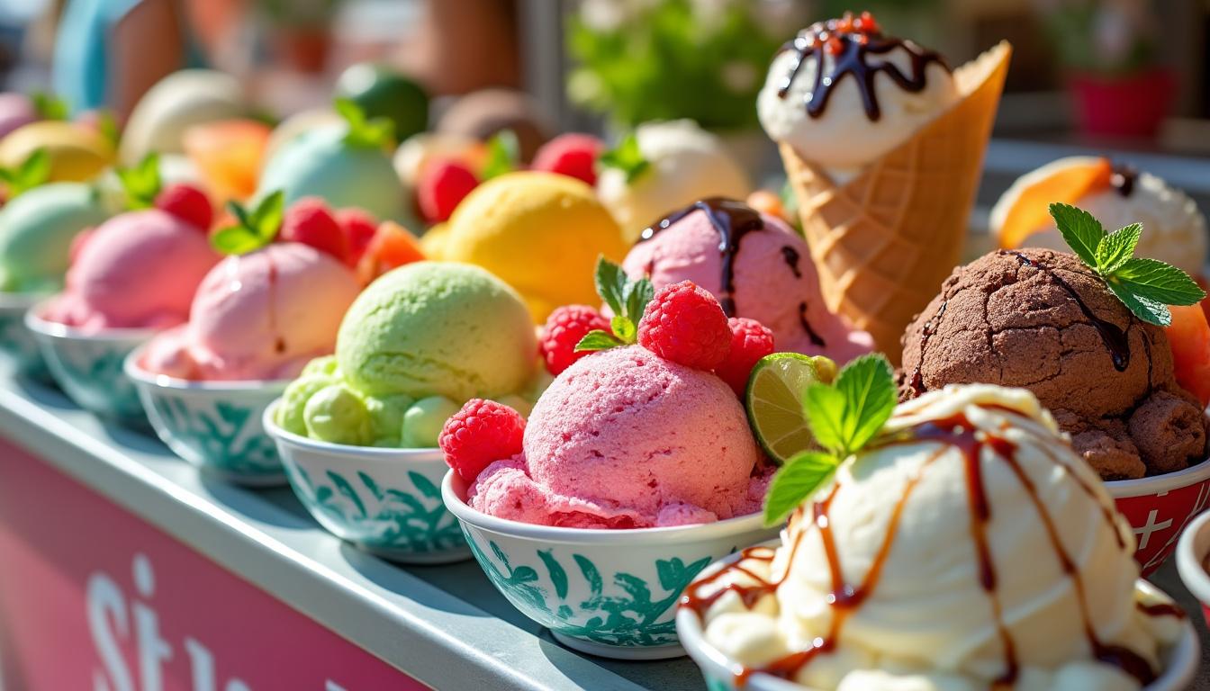 You are currently viewing Sorbets et crèmes glacées : les nouveautés estivales des glaciers nîmois