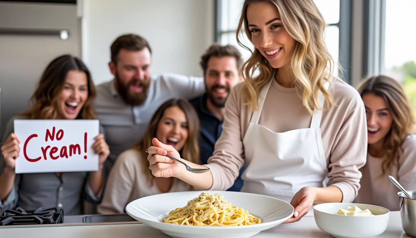 découvrez la controverse entourant un site britannique qui propose une version controversée de la célèbre recette italienne des pâtes cacio e pepe. plongez au cœur des débats culinaires entre tradition et innovation, alors que les puristes réagissent face à cette interprétation jugée douteuse.