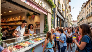Lire la suite à propos de l’article À Lyon, l’atelier de glace artisanale ‘Moustache’ célèbre son ouverture en offrant 100 délicieuses boules de glace aux premiers gourmands !