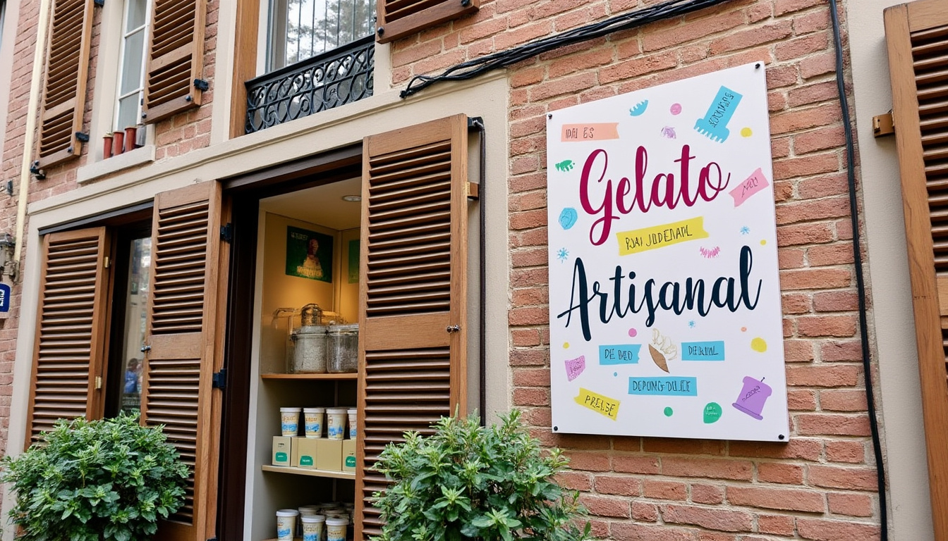 découvrez l'ouverture de l'atelier de glace artisanale 'moustache' à lyon : les 100 premiers gourmands seront récompensés par une délicieuse boule de glace offerte. ne manquez pas cet événement sucré et convivial !