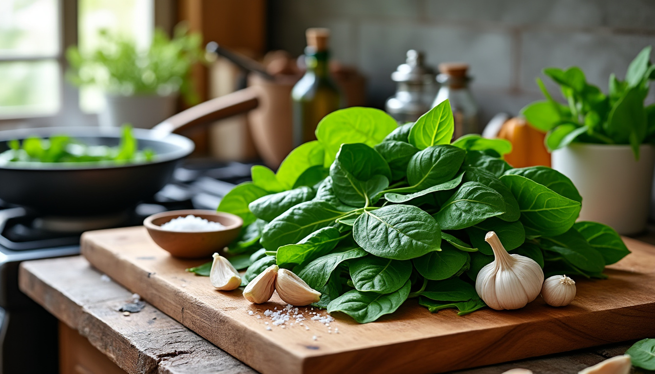 You are currently viewing Comment préparer des épinards frais et savoureux : astuces et recettes faciles