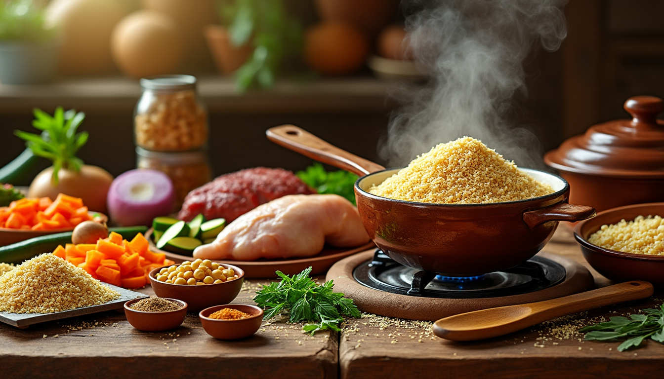 You are currently viewing Préparer un couscous traditionnel : étapes et astuces pour réussir ce plat emblématique