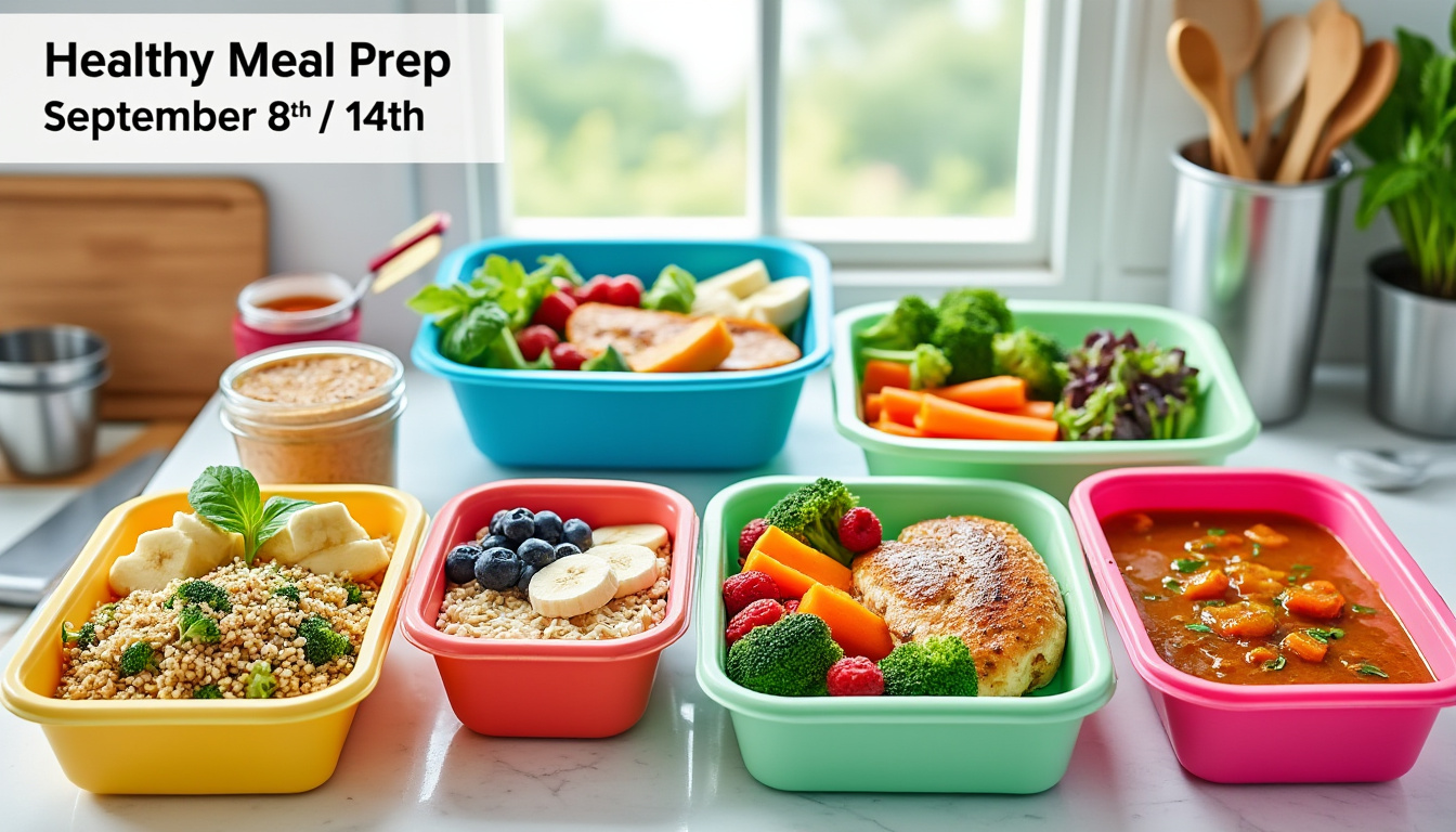 You are currently viewing recettes rapides et pratiques à préparer à l’avance pour vos repas de la semaine du 8 au 14 septembre