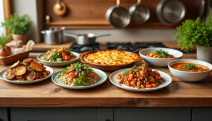 Lire la suite à propos de l’article Batch Cooking du 29 septembre au 3 octobre : 5 délicieuses recettes de dîner prêtes en seulement 1 heure !