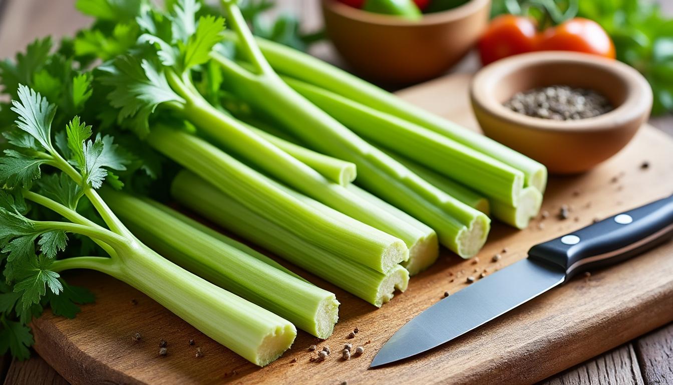 You are currently viewing Comment bien préparer le céleri branche en cuisine : astuces et conseils pratiques