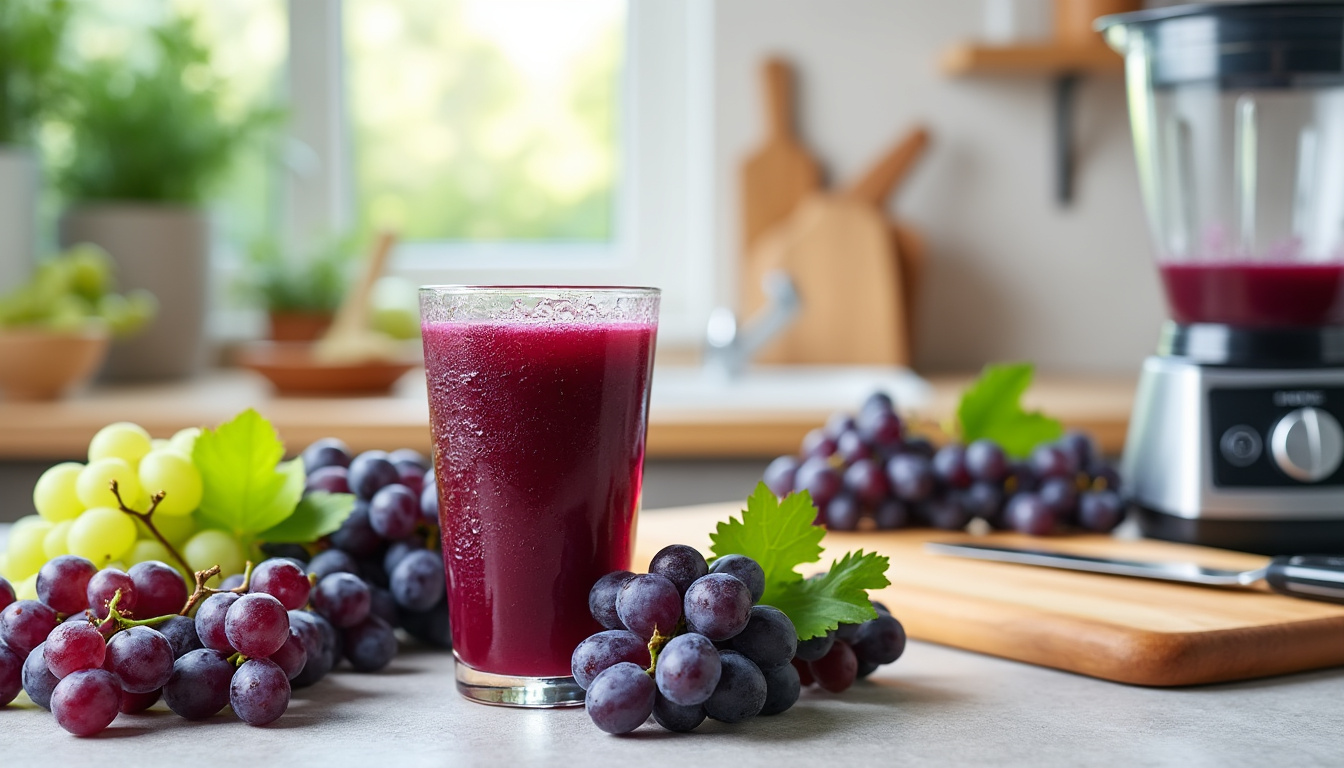 You are currently viewing Comment préparer facilement du jus de raisin maison