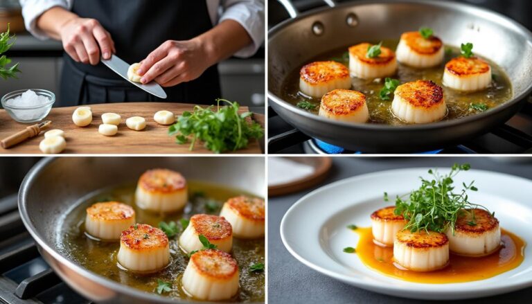 Lire la suite à propos de l’article Comment réussir la préparation des coquilles Saint-Jacques pas à pas