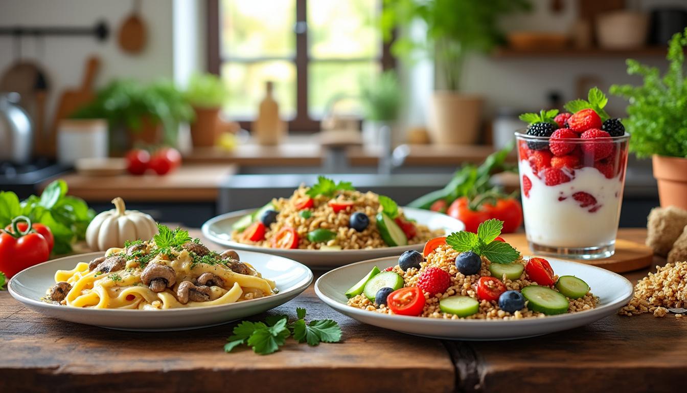 You are currently viewing Délicieuses idées de repas pour égayer votre lundi 13 octobre 2025 : 3 recettes faciles et savoureuses