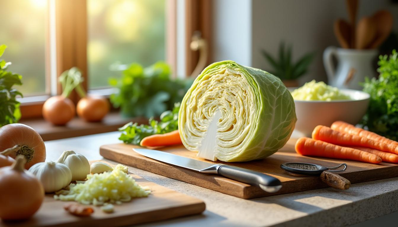 You are currently viewing Préparer le chou blanc : astuces et recettes pour le cuisiner facilement