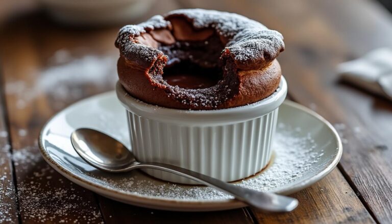 Lire la suite à propos de l’article Un Soufflé au Chocolat Simple et Rapide selon Cyril Lignac