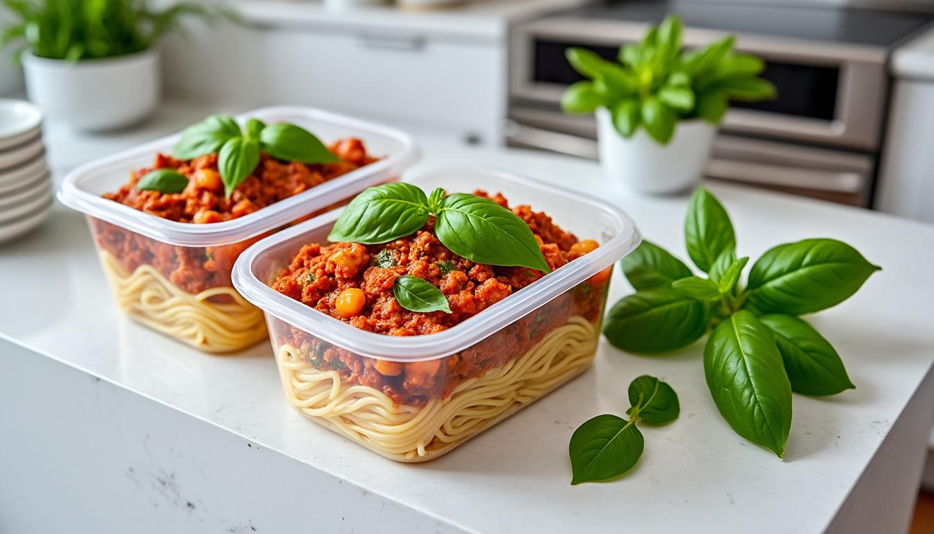 découvrez cinq recettes faciles et rapides à préparer à l'avance pour des déjeuners savoureux et pratiques durant la semaine du 3 au 9 novembre. gagnez du temps tout en mangeant équilibré !