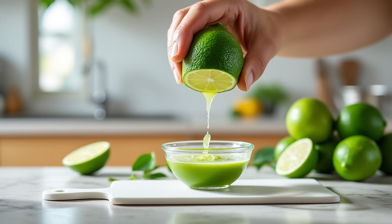 découvrez combien de jus vous pouvez obtenir avec un citron vert et apprenez des méthodes simples pour l'extraire efficacement.