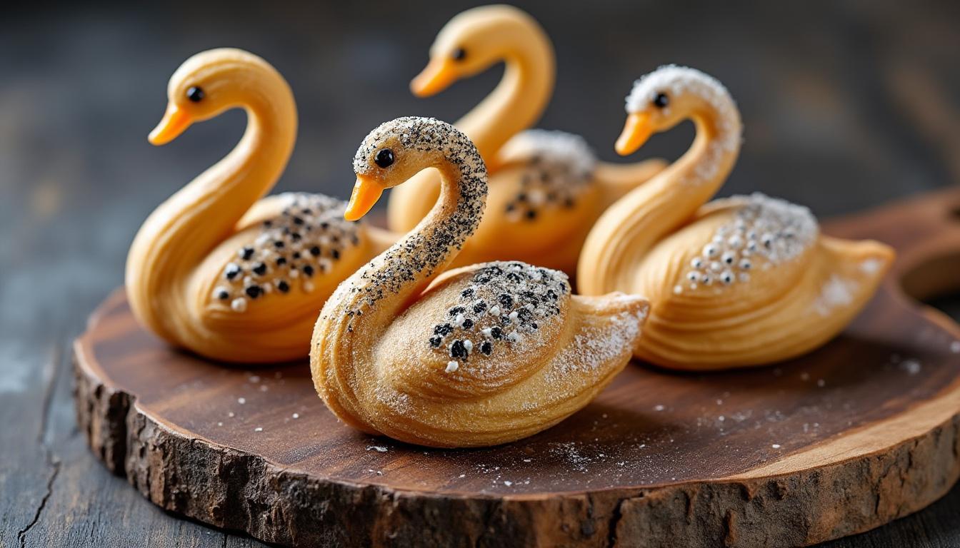 découvrez la recette emblématique des cygnes de mercotte et relevez le défi pâtissier culte du 6 novembre dans le meilleur pâtissier. maîtrisez chaque étape pour épater vos proches avec ce chef-d'œuvre de la pâtisserie.