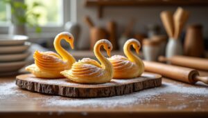 Lire la suite à propos de l’article Maîtrisez la recette des Cygnes de Mercotte : le défi pâtissier culte du 6 novembre dans Le Meilleur Pâtissier