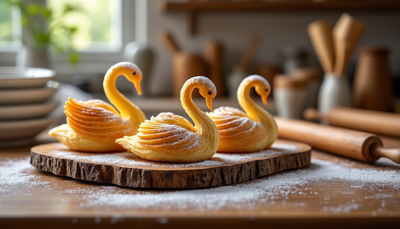You are currently viewing Maîtrisez la recette des Cygnes de Mercotte : le défi pâtissier culte du 6 novembre dans Le Meilleur Pâtissier