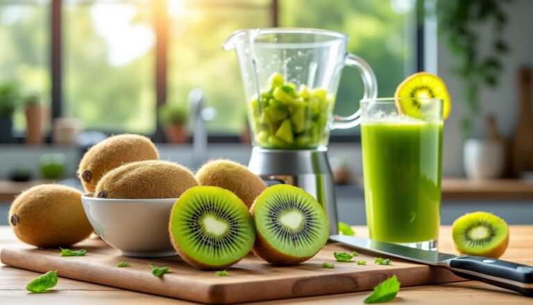 Lire la suite à propos de l’article Comment préparer un jus de kiwi frais et savoureux chez soi