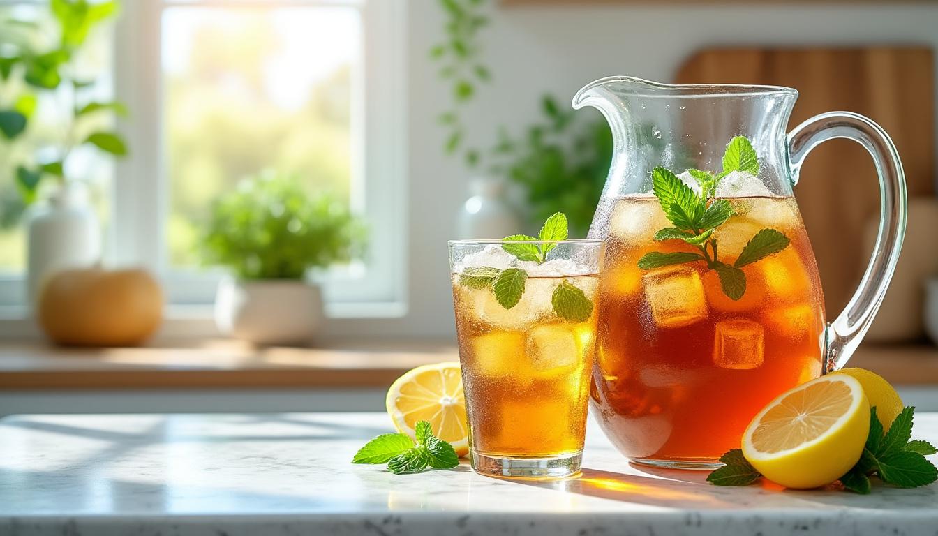 You are currently viewing Comment préparer un thé glacé rafraîchissant à la maison