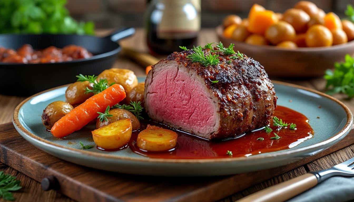 découvrez des idées savoureuses pour cuisiner un bœuf au jus tendre et parfumé, parfait pour régaler toute la famille lors de repas conviviaux.