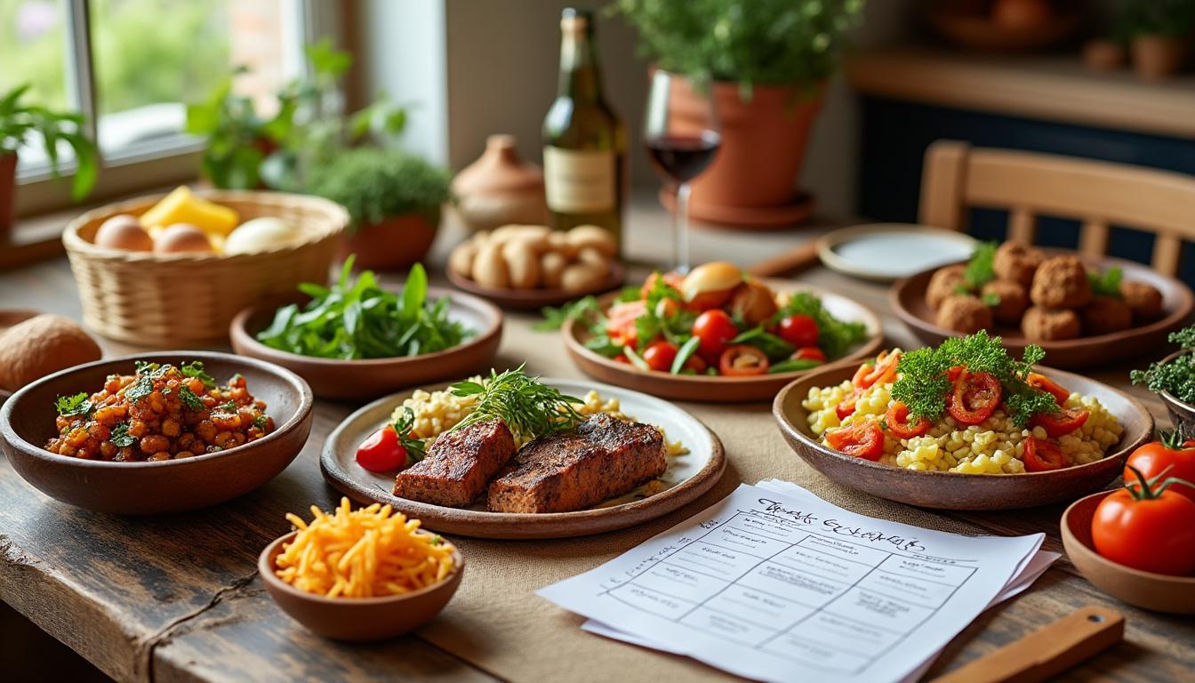 découvrez notre menu de la semaine du 19 au 23 janvier 2026 avec des recettes gourmandes, simples à préparer, pour régaler toute la famille.