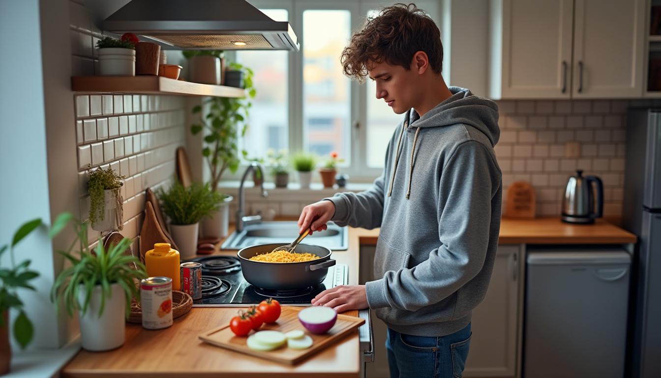 découvrez des idées de repas économiques et équilibrés pour étudiants avec les ingrédients essentiels à acheter pour la semaine du 12 au 16 janvier 2026.