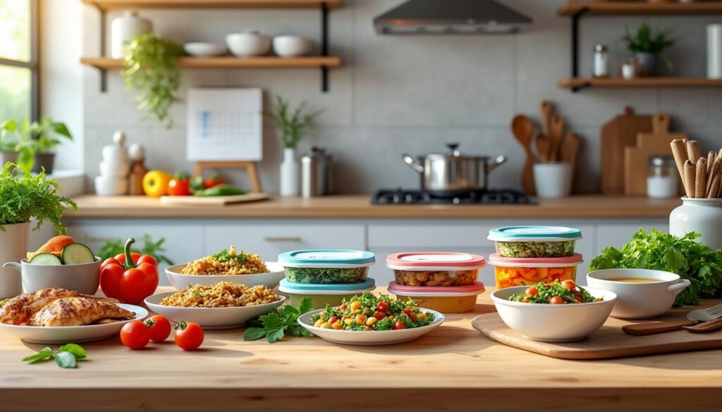 découvrez notre batch cooking du 9 au 13 février et préparez 5 dîners rapides en seulement 1 heure pour gagner du temps toute la semaine !