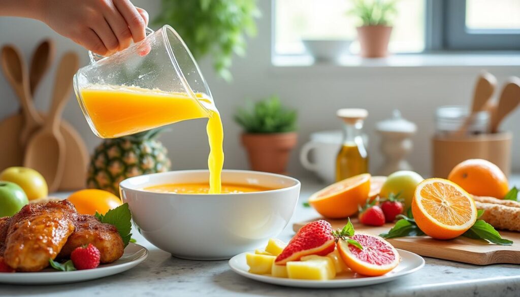 découvrez comment utiliser le jus des fruits en boîte pour créer des recettes savoureuses et originales, faciles à préparer et pleines de goût.