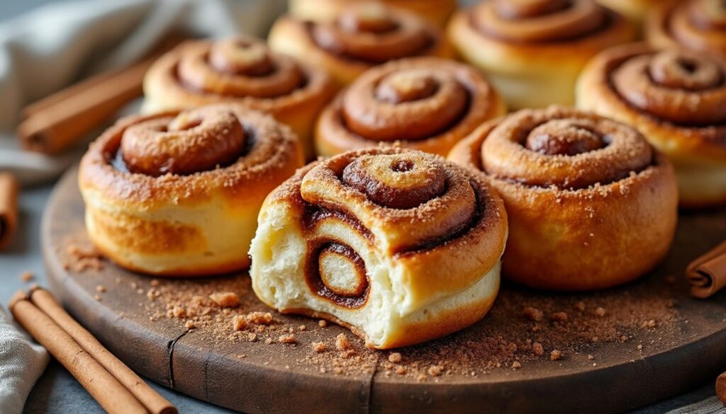 découvrez notre recette facile pour préparer des cinnamon rolls moelleux et savoureux, parfaits pour un petit-déjeuner gourmand ou un goûter réconfortant.