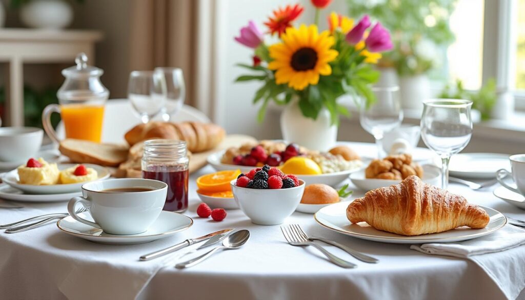 découvrez nos astuces pour bien dresser une table de petit déjeuner élégante et adaptée à toutes les occasions, du quotidien aux événements spéciaux.