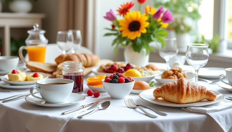 Lire la suite à propos de l’article Comment bien dresser une table de petit déjeuner pour toutes les occasions
