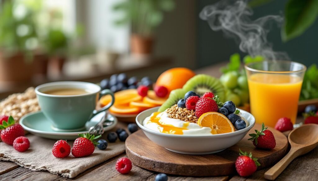 découvrez comment choisir un petit déjeuner sain pour bien démarrer votre journée avec énergie et vitalité. conseils et idées équilibrées pour un repas matinal nutritif.