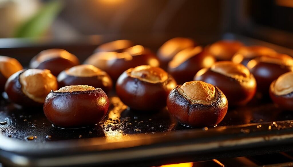 découvrez notre méthode simple et efficace pour réussir des châtaignes au four parfaitement grillées, délicieuses et croustillantes à souhait.