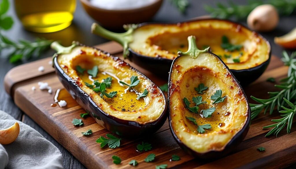 découvrez nos astuces simples pour réussir une aubergine au four avec une chair fondante et savoureuse, parfaite pour des plats gourmands et faciles à préparer.