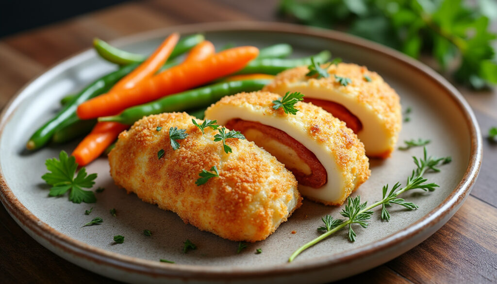 découvrez notre recette simple de cordon bleu au four pour un plat croustillant et léger, parfait pour un repas savoureux et facile à préparer.