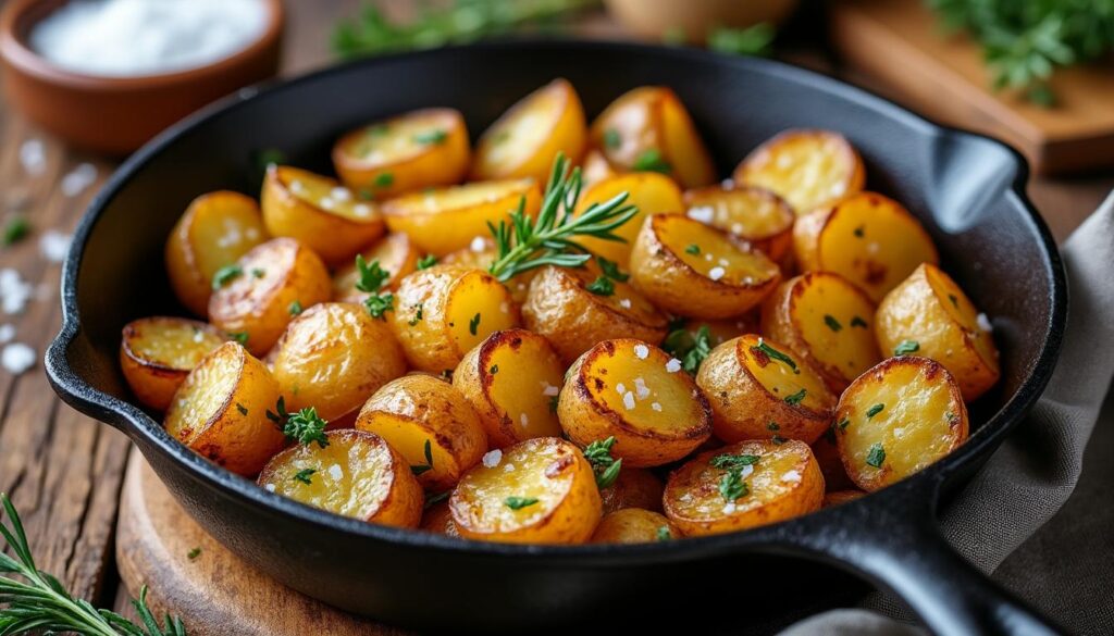 découvrez nos astuces simples et efficaces pour réussir des pommes de terre sautées à la poêle parfaitement croustillantes à chaque fois. un délice garantissant un croustillant inratable !